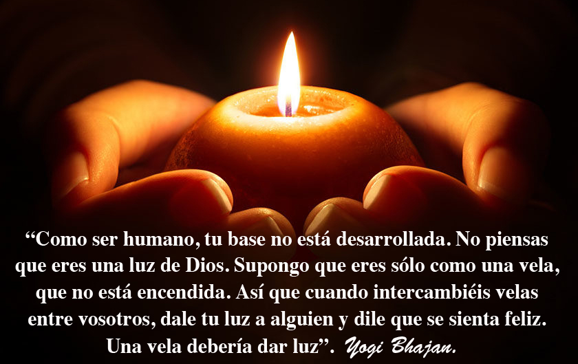 prayer - candle in hands